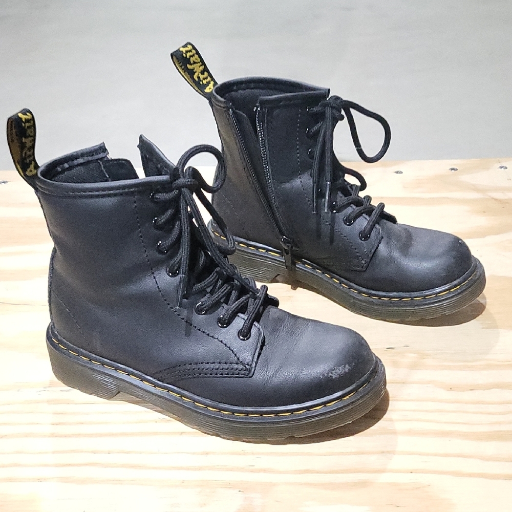 Dr. Martens Black Leather Boots